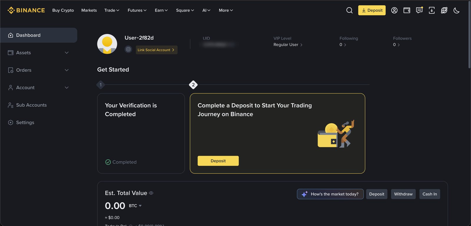 Logi arvutis binance.com sisse